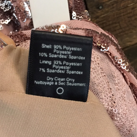 Dress the Population Pink Blush Sequin Dress- NWT - Picture 8 of 8